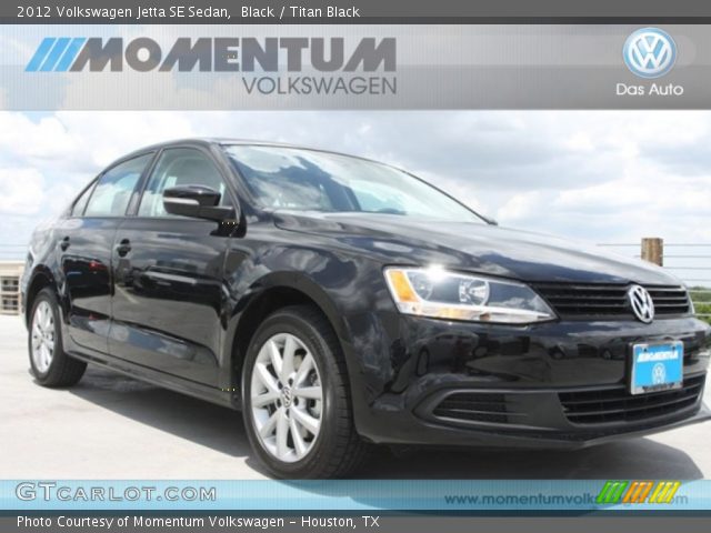 2012 Volkswagen Jetta SE Sedan in Black