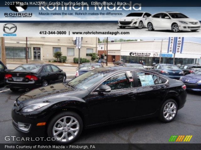 2013 Mazda MAZDA6 i Grand Touring Sedan in Ebony Black