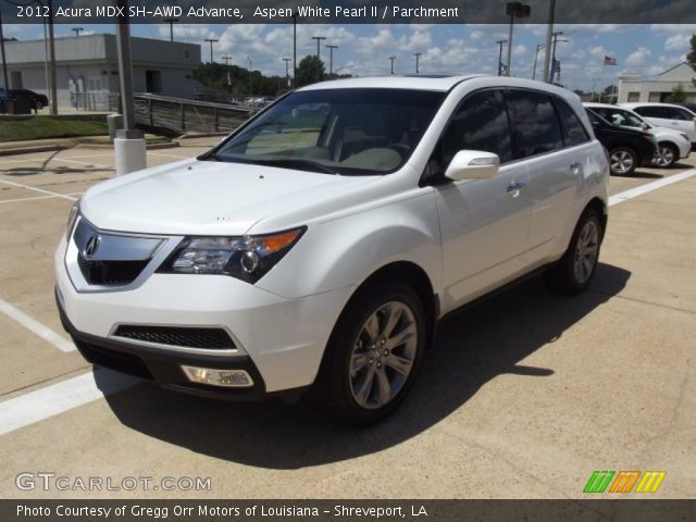 2012 Acura MDX SH-AWD Advance in Aspen White Pearl II