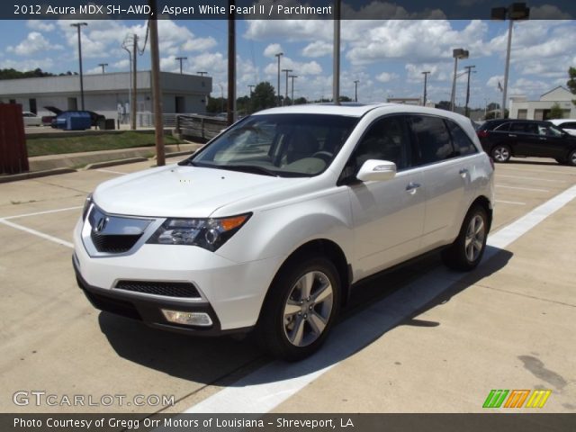 2012 Acura MDX SH-AWD in Aspen White Pearl II