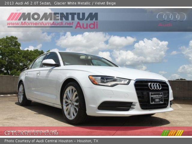 2013 Audi A6 2.0T Sedan in Glacier White Metallic