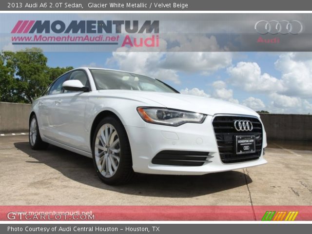 2013 Audi A6 2.0T Sedan in Glacier White Metallic