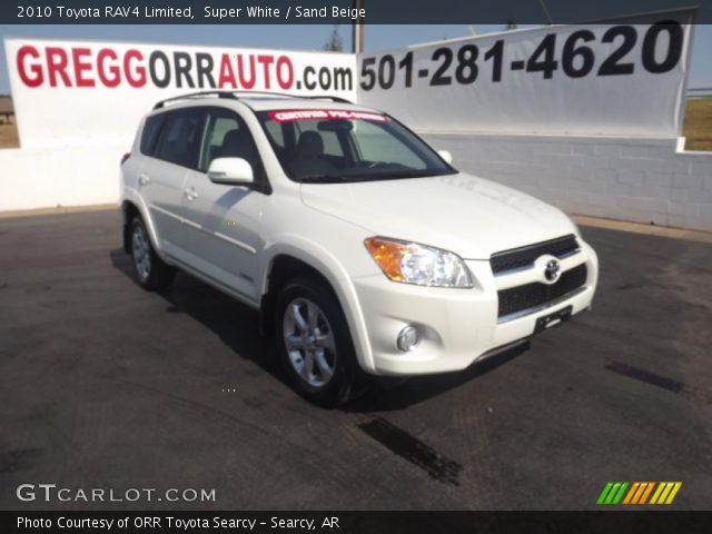 2010 Toyota RAV4 Limited in Super White