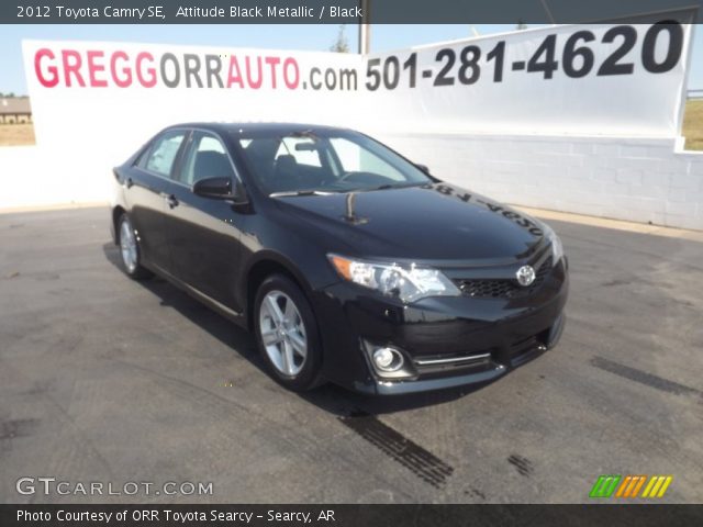 2012 Toyota Camry SE in Attitude Black Metallic