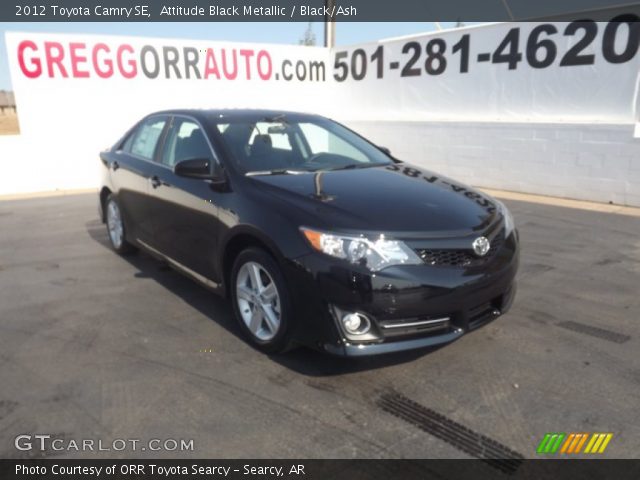 2012 Toyota Camry SE in Attitude Black Metallic