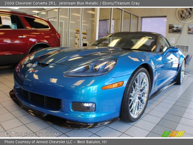 2009 Chevrolet Corvette ZR1 in Jetstream Blue Metallic