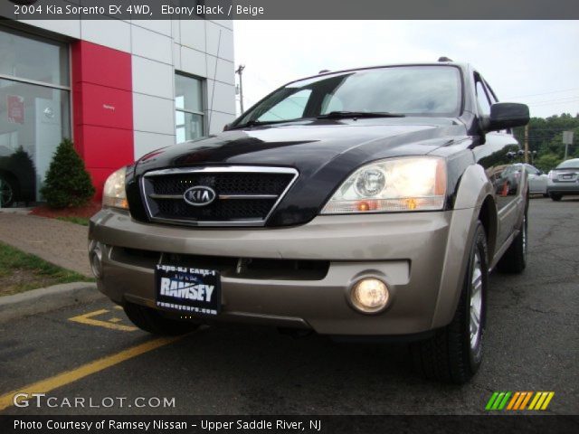 2004 Kia Sorento EX 4WD in Ebony Black