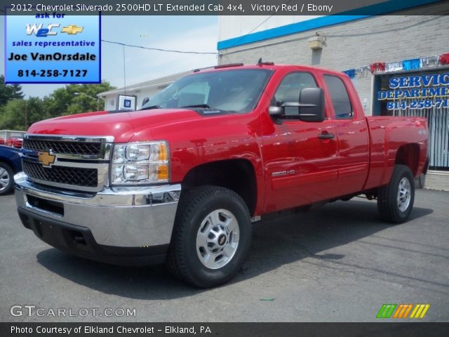 2012 Chevrolet Silverado 2500HD LT Extended Cab 4x4 in Victory Red