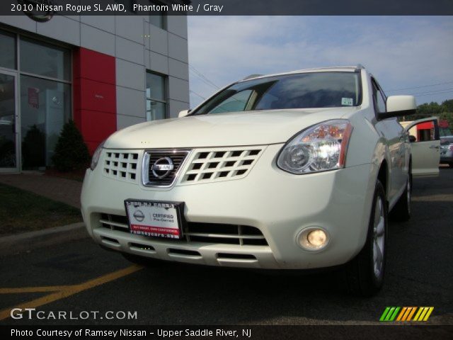 2010 Nissan Rogue SL AWD in Phantom White