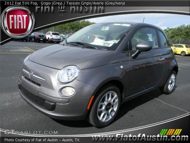 2012 Fiat 500 Pop in Grigio (Grey)