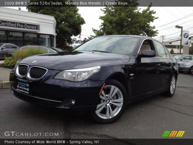 2009 BMW 5 Series 528xi Sedan in Monaco Blue Metallic