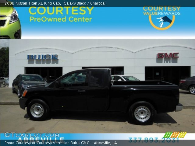2008 Nissan Titan XE King Cab in Galaxy Black