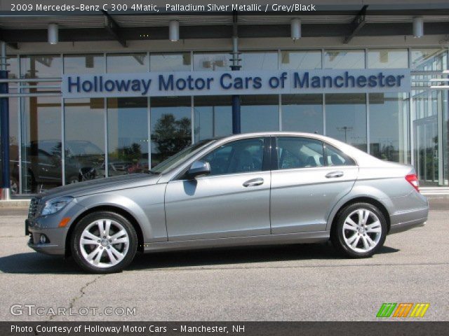 2009 Mercedes-Benz C 300 4Matic in Palladium Silver Metallic