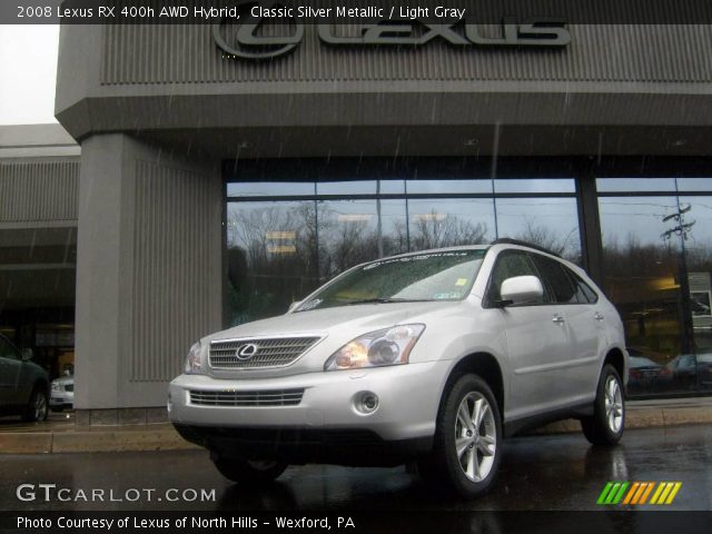 2008 Lexus RX 400h AWD Hybrid in Classic Silver Metallic