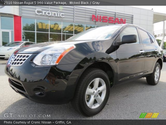 2010 Nissan Rogue S 360 Value Package in Wicked Black