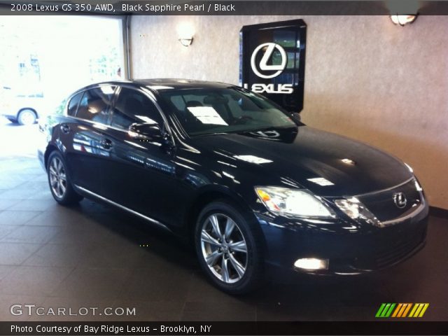 2008 Lexus GS 350 AWD in Black Sapphire Pearl
