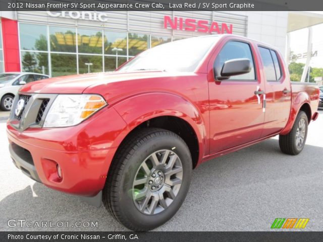 2012 Nissan Frontier SV Sport Appearance Crew Cab in Lava Red