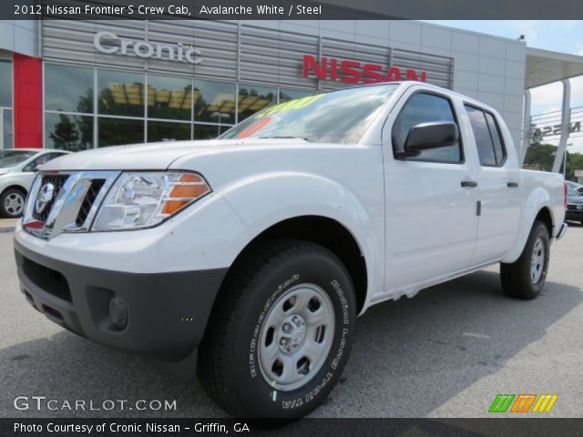 2012 Nissan Frontier S Crew Cab in Avalanche White