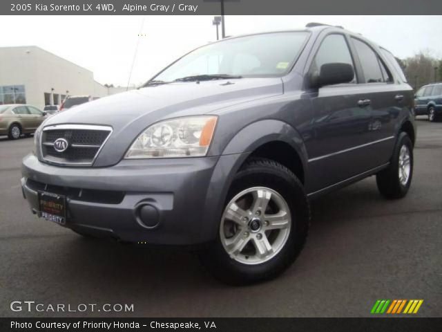 2005 Kia Sorento LX 4WD in Alpine Gray