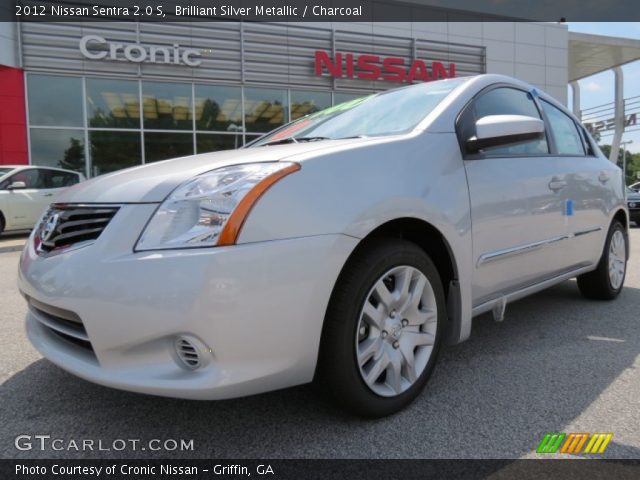 2012 Nissan Sentra 2.0 S in Brilliant Silver Metallic