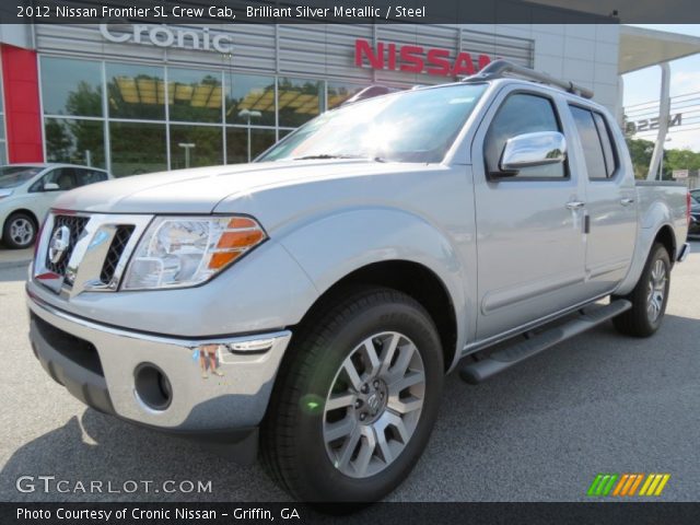 2012 Nissan Frontier SL Crew Cab in Brilliant Silver Metallic