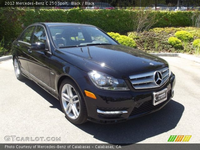 2012 Mercedes-Benz C 250 Sport in Black