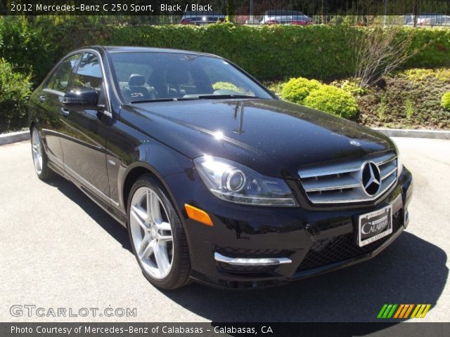 2012 Mercedes-Benz C 250 Sport in Black