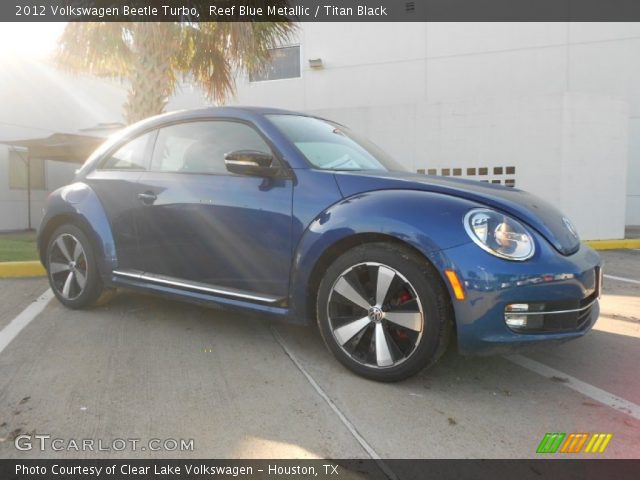 2012 Volkswagen Beetle Turbo in Reef Blue Metallic