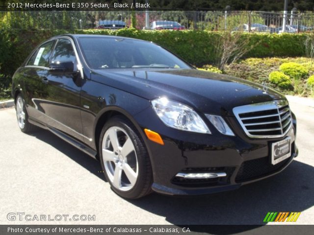 2012 Mercedes-Benz E 350 Sedan in Black