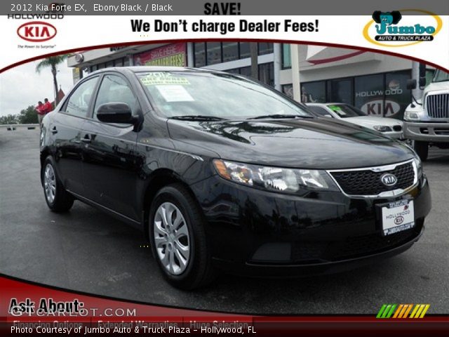 2012 Kia Forte EX in Ebony Black