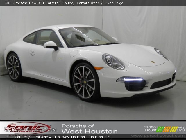 2012 Porsche New 911 Carrera S Coupe in Carrara White