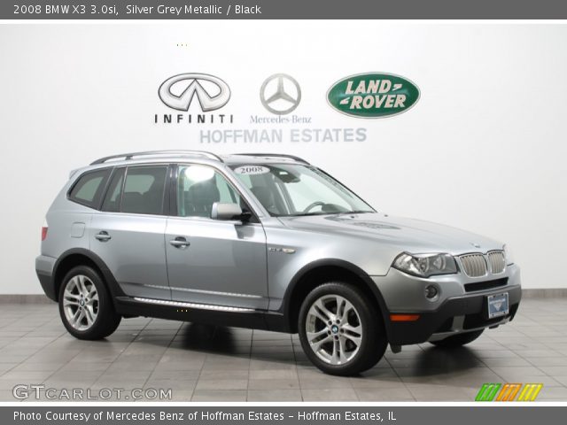 2008 BMW X3 3.0si in Silver Grey Metallic