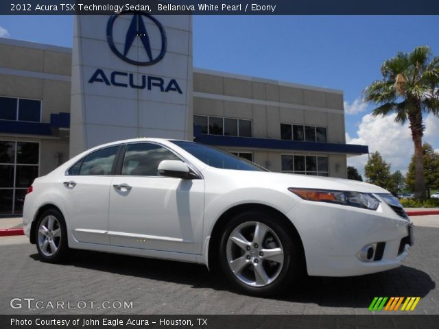 2012 Acura TSX Technology Sedan in Bellanova White Pearl