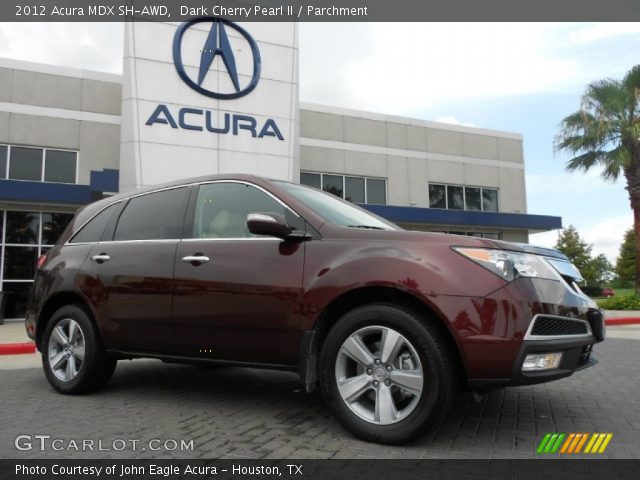 2012 Acura MDX SH-AWD in Dark Cherry Pearl II