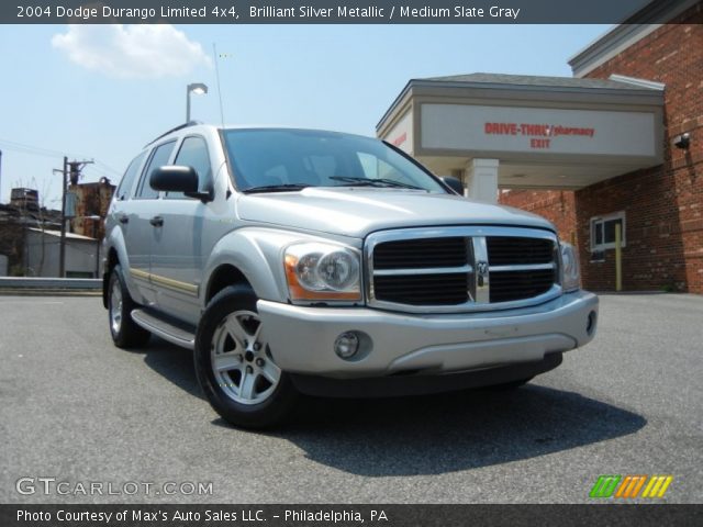 2004 Dodge Durango Limited 4x4 in Brilliant Silver Metallic
