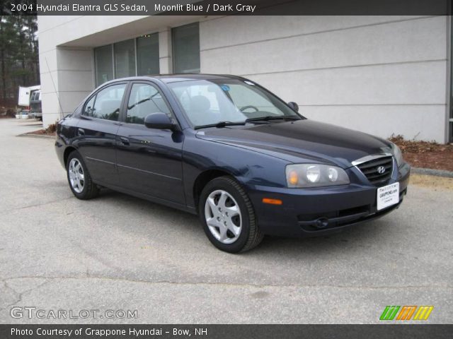 2004 Hyundai Elantra GLS Sedan in Moonlit Blue