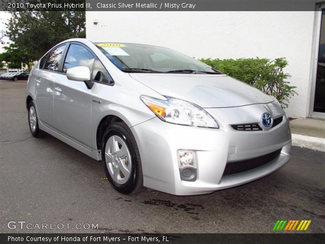 2010 Toyota Prius Hybrid III in Classic Silver Metallic