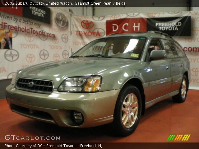 2003 Subaru Outback Limited Wagon in Seamist Green Pearl