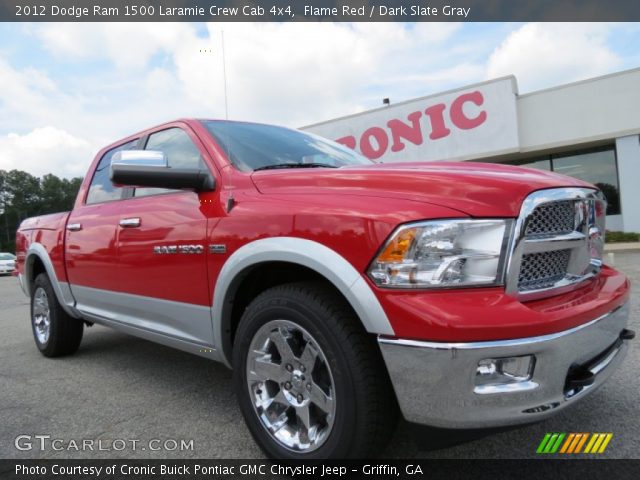 2012 Dodge Ram 1500 Laramie Crew Cab 4x4 in Flame Red