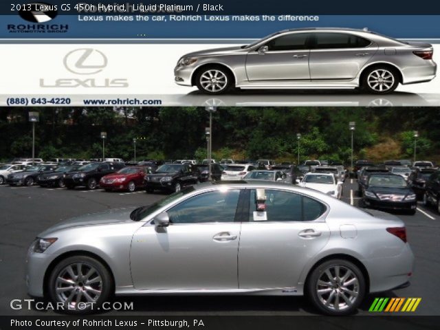 2013 Lexus GS 450h Hybrid in Liquid Platinum