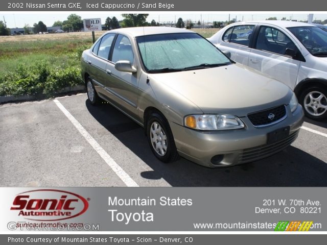 2002 Nissan Sentra GXE in Iced Cappuccino