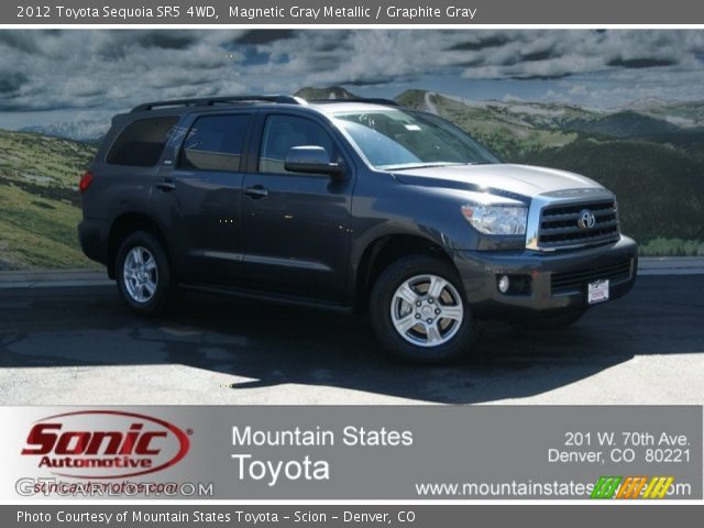 2012 Toyota Sequoia SR5 4WD in Magnetic Gray Metallic