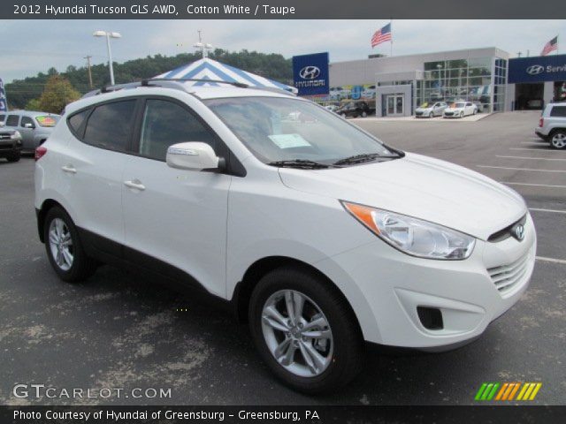 2012 Hyundai Tucson GLS AWD in Cotton White