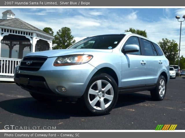 2007 Hyundai Santa Fe Limited in Silver Blue