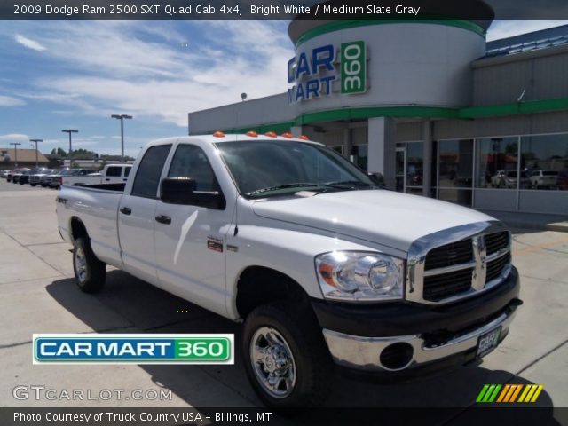 2009 Dodge Ram 2500 SXT Quad Cab 4x4 in Bright White