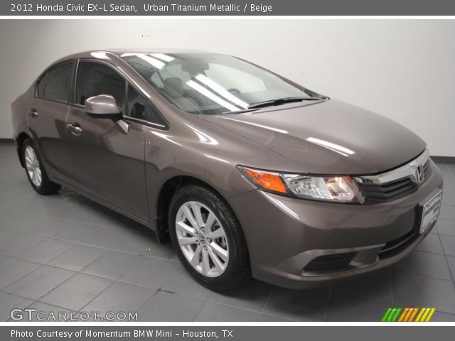 2012 Honda Civic EX-L Sedan in Urban Titanium Metallic
