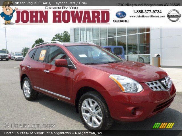 2012 Nissan Rogue SL AWD in Cayenne Red