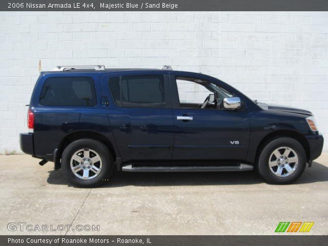 2006 Nissan Armada LE 4x4 in Majestic Blue