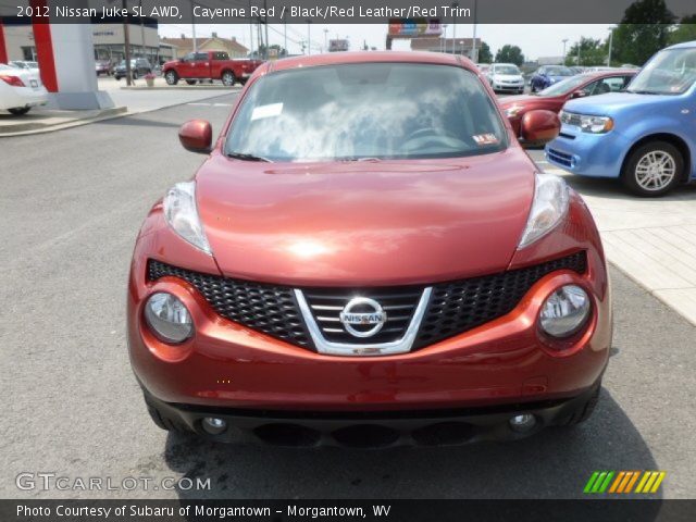2012 Nissan Juke SL AWD in Cayenne Red