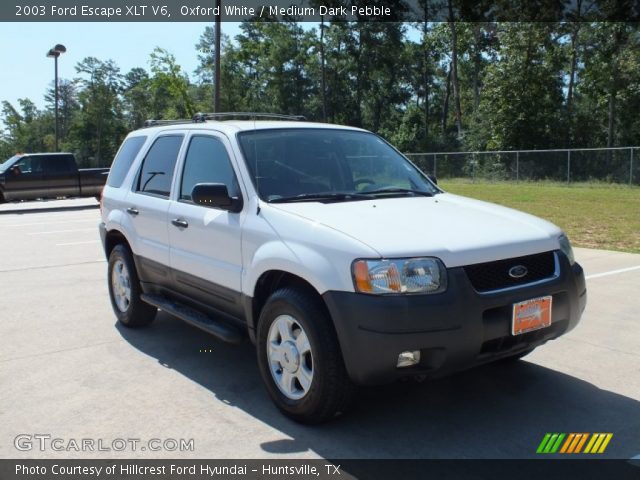 2003 Ford Escape XLT V6 in Oxford White